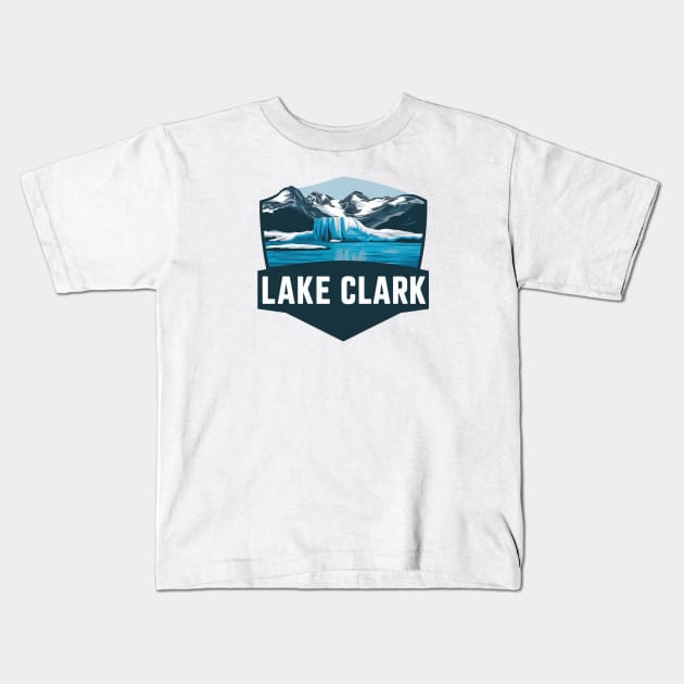 Lake Clark Alaska Kids T-Shirt by Perspektiva